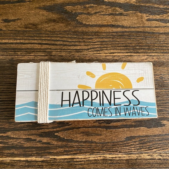 Happiness Comes In Waves Home Decor - Picture 2 of 7